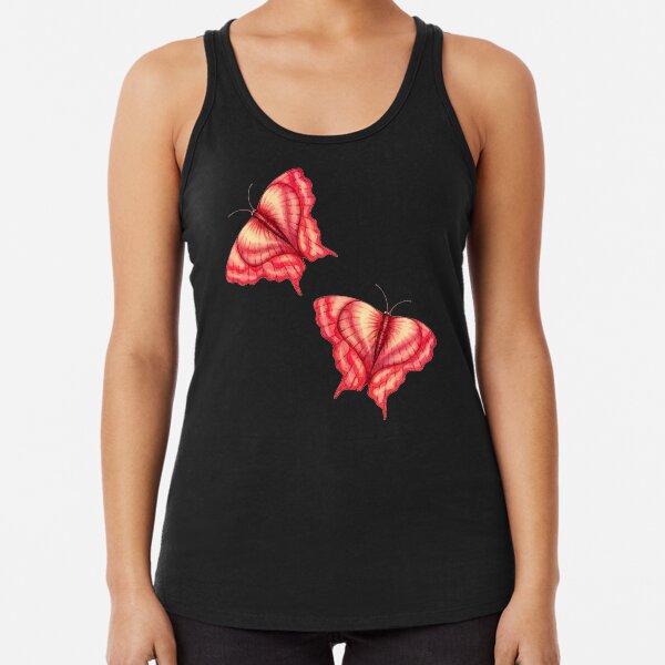 Heart Butterflies created by Stephanie Ann Garcia Racerback Tank Top