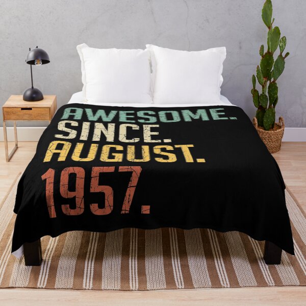 Item preview, Awesome Since August 1957 63rd Birthday Gift 63 Years Old Vintage August 1957 designed and sold by Takatv.