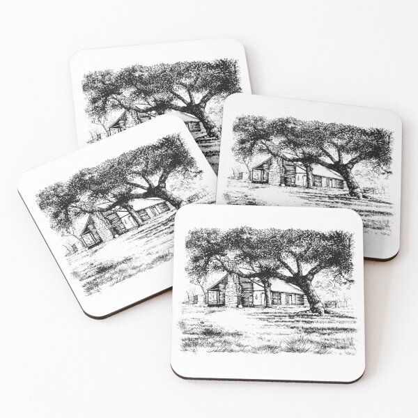 Item preview, The Log House at the Johnson Settlement designed and sold by Elaine Bawden.
