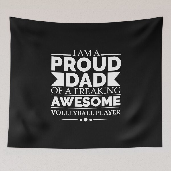 Item preview, Proud dad of an awesome volleyball play designed and sold by losttribe.
