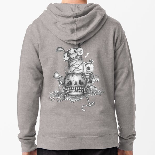 Misfits Unite by IMOK Zipped Hoodie