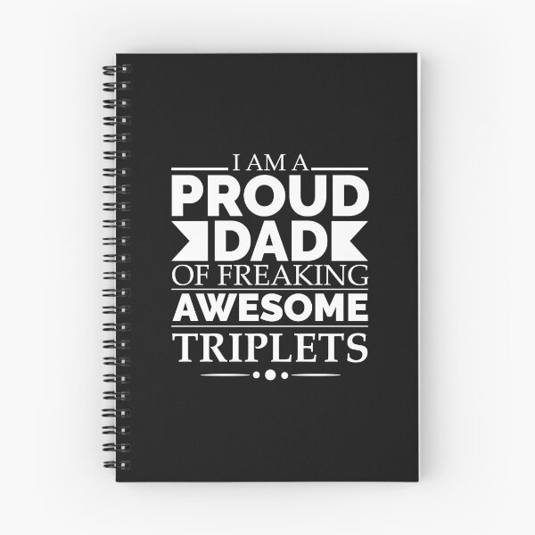 Item preview, Proud dad of awesome triplets designed and sold by losttribe.
