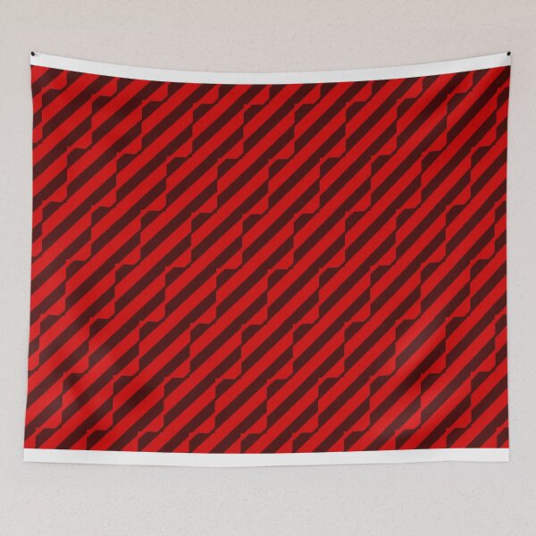 Item preview, Red and Black Zigzag Pattern designed and sold by Poetic Patterns Studio.