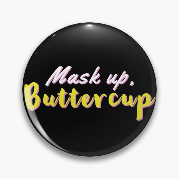 Item preview, Mask Up, Buttercup designed and sold by Artsy-Sydney.