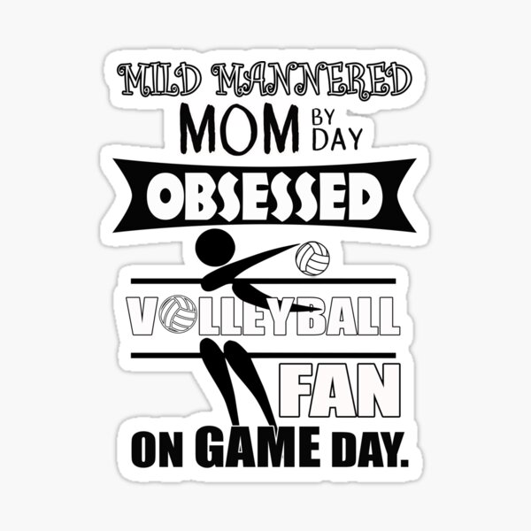 Item preview, Volleyball Gifts for Obsessive Volleyball Mom designed and sold by 3QuartersToday.