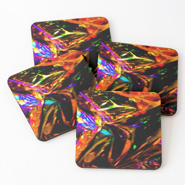 Item preview, Rainbow Holo Marble Pattern designed and sold by wildjellybeans.