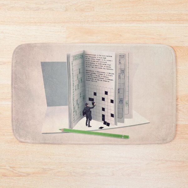 Item preview, crossword illustration designed and sold by yannpendaries.
