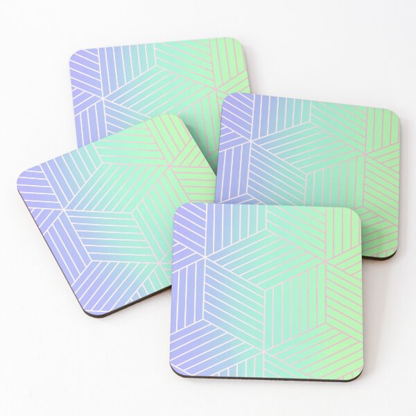 Item preview, Blue and pink geometric shapes designed and sold by Coffee Queen.