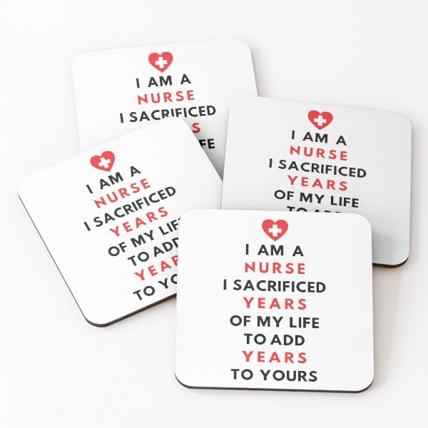 Item preview, I AM A NURSE- I sacrificed years of my life to add years to yours designed and sold by justkidding-co.