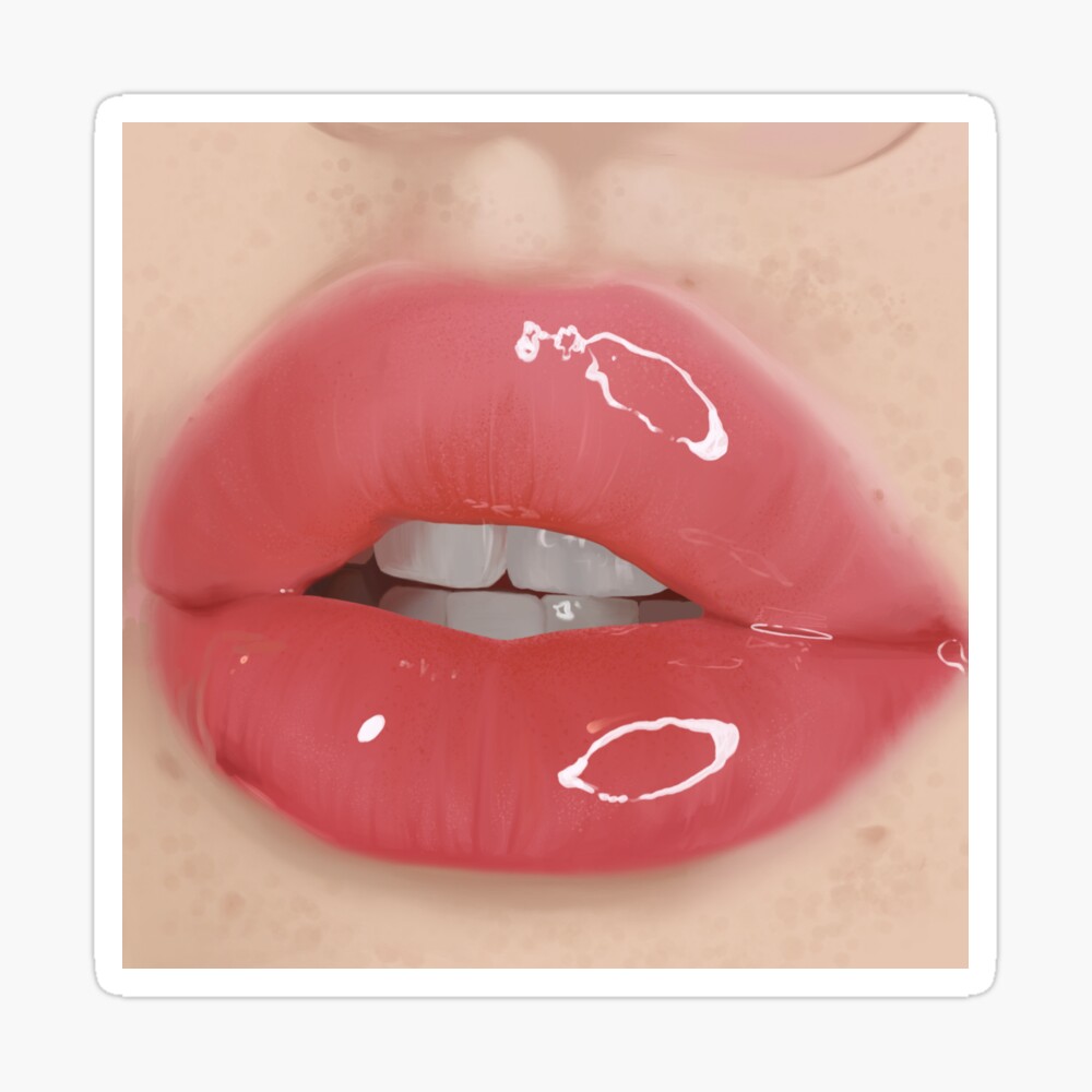 Glossy Lips Stock Illustration - Download Image Now - Adult, Adults Only,  Beautiful Woman - iStock