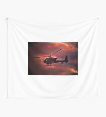 Helicopter Wall Tapestry