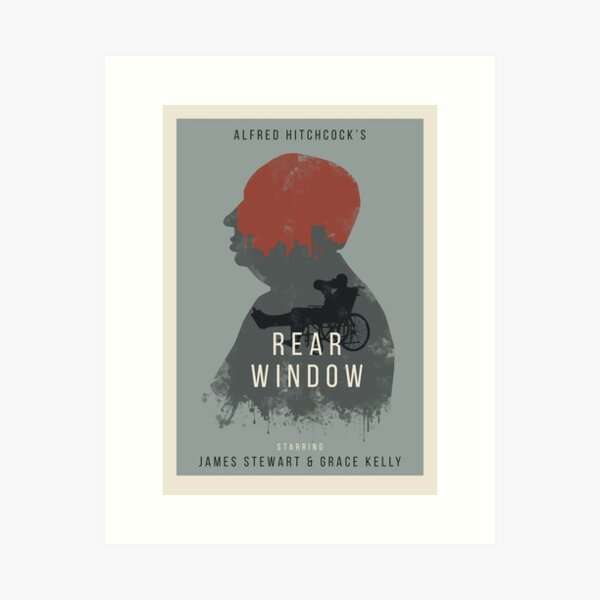 Alfred Hitchcock Rear Window Art Print