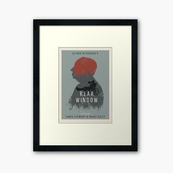 Alfred Hitchcock Rear Window Framed Art Print