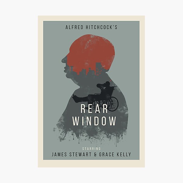 Alfred Hitchcock Rear Window Photographic Print