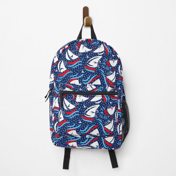 Item preview, Little Sailboat Regatta | Navy Blue designed and sold by L Diane Johnson.