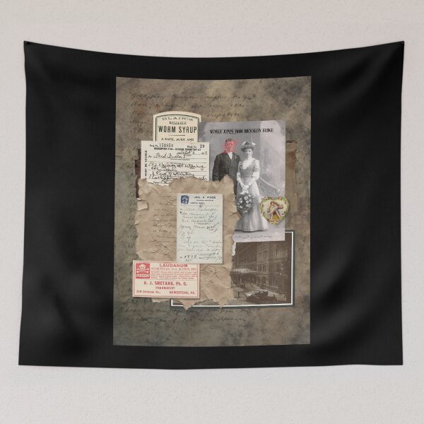 Item preview, Vintage 1900 Collage with Postcards and Cuttings designed and sold by KALEIDOSCOPE UK.