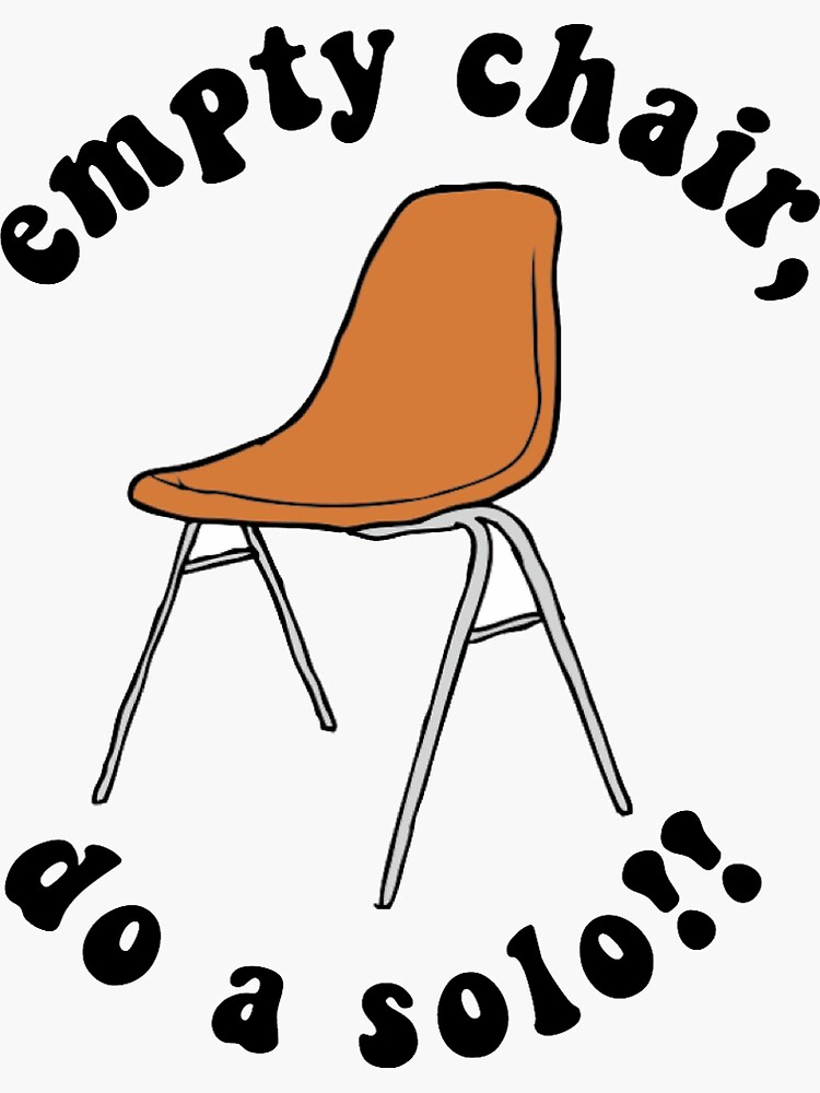 "dance moms empty chair, do a solo! " Sticker for Sale by gabbyafloyd