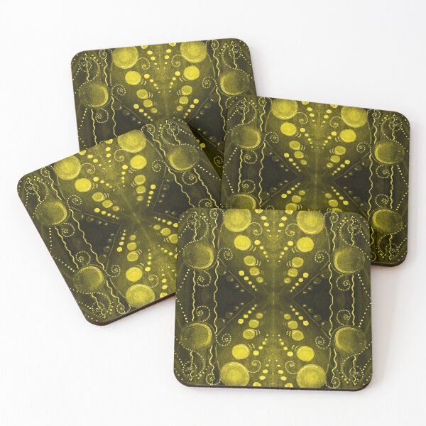 Item preview, Deep Yellow Psychedelic Magic Trip - Cosmic Consciousness designed and sold by ckylin.