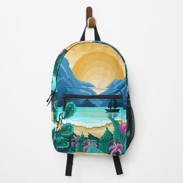 Item preview, Pixelated Sunrise on the Calm Beach designed and sold by HopeDetour.