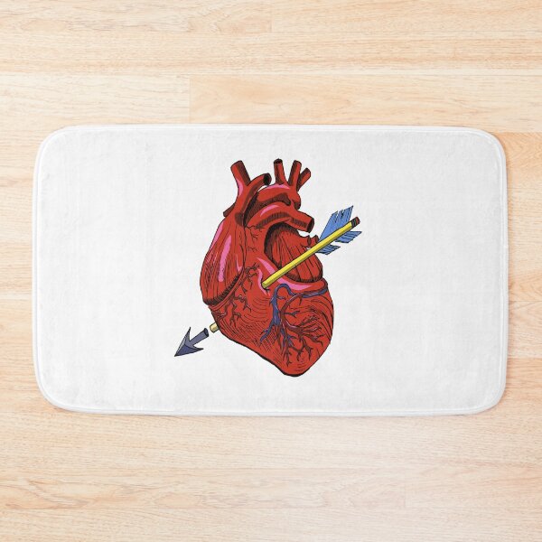 Item preview, Heart with broken arrow illustration designed and sold by CecyLL.