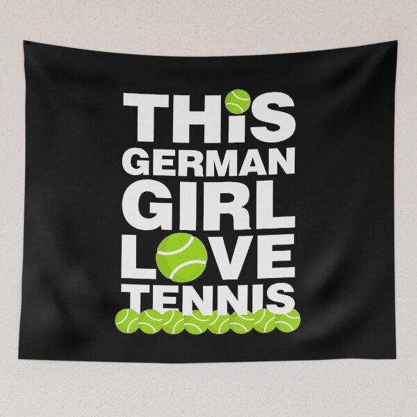 Item preview, This German Girl Loves Tennis designed and sold by elhefe.