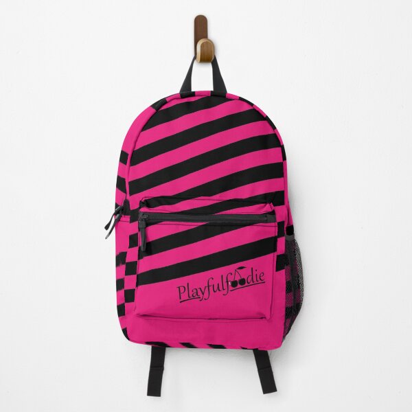 Item preview, Playfulfoodie stripes warm pink designed and sold by Anteia.