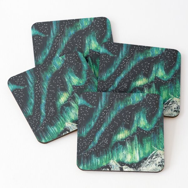 Item preview, Northern Lights Painting designed and sold by carmdoesart.
