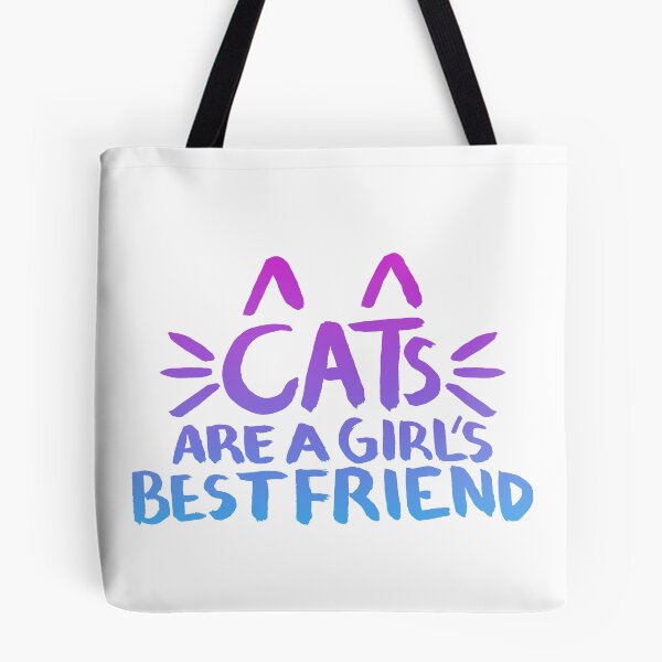 Item preview, Cats Are A Girl's Best Friend designed and sold by Sketchbrooke.