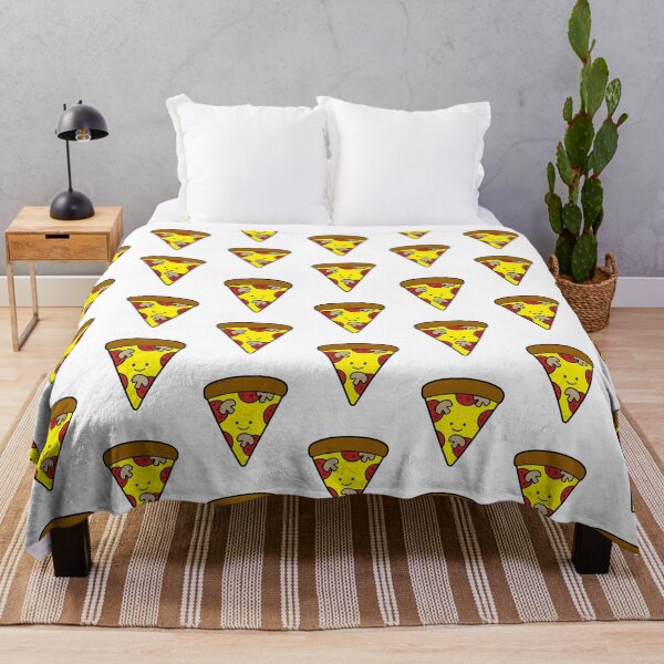 Item preview, Cute Pizza Cartoon w/ White Background  designed and sold by AlwaysGrowing.