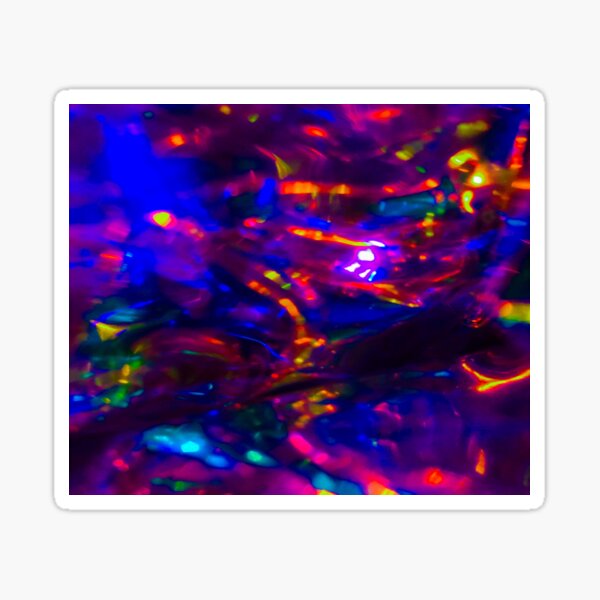 Dark Holo Colorful Pattern Sticker