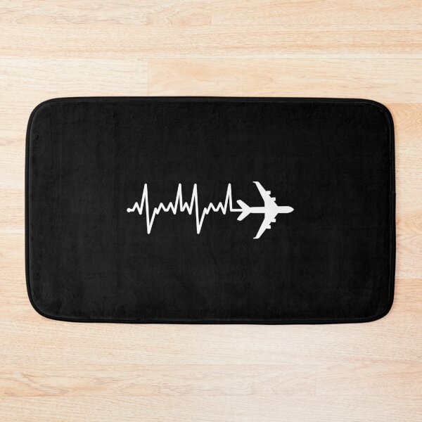 Item preview, Awesome Airplane Heartbeat Pilot Piloting Aviation designed and sold by perfectpresents.