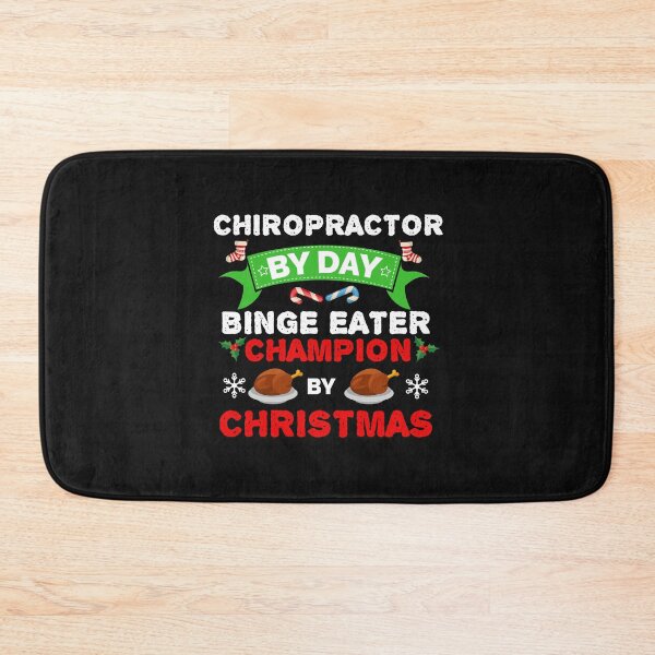 Item preview, Chiropractor by day Binge Eater by Christmas Xmas designed and sold by losttribe.