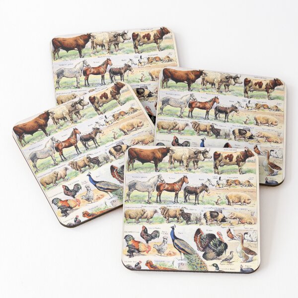 Item preview, Adolphe Millot - Animaux pour tous - Cartel vintage francés designed and sold by DejaVuStudio.