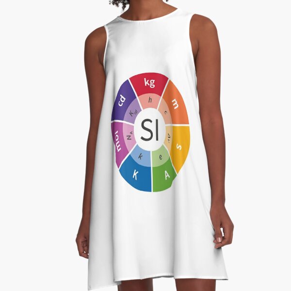 SI - International System of Units, System of measurement A-Line Dress