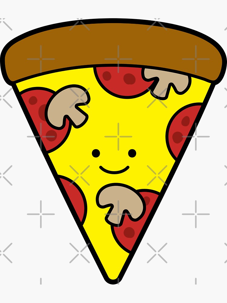 Pizza Drawing Cute - Cute Pizza Drawings Easy - 1000x1000 PNG Download -  PNGkit