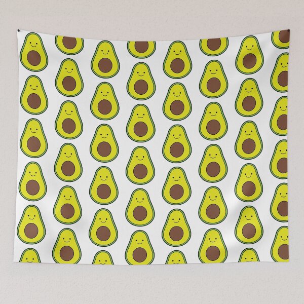 Artikelvorschau, Netter Avocado-Cartoon mit weißem Hintergrund entworfen und verkauft von AlwaysGrowing.