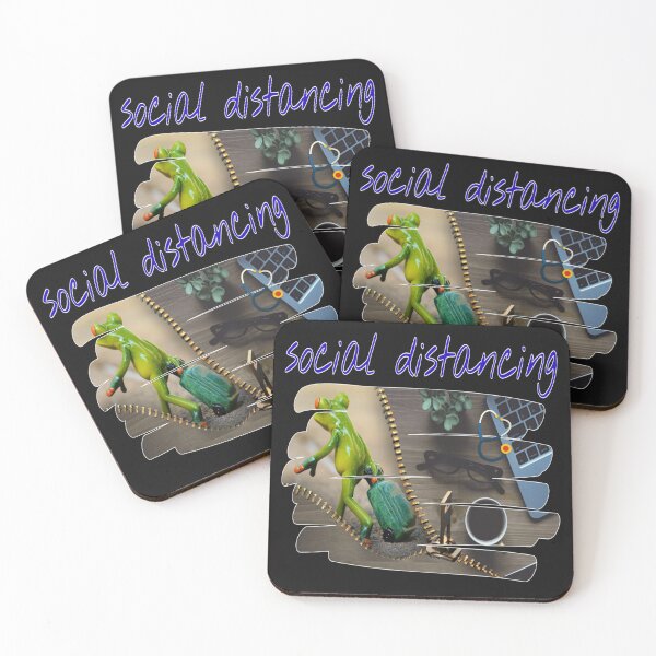 Item preview, doctor frog’s version of social distancing designed and sold by doctors-apparel.