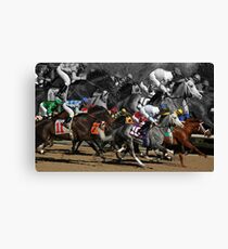 Horse Racing 2013 Canvas Print