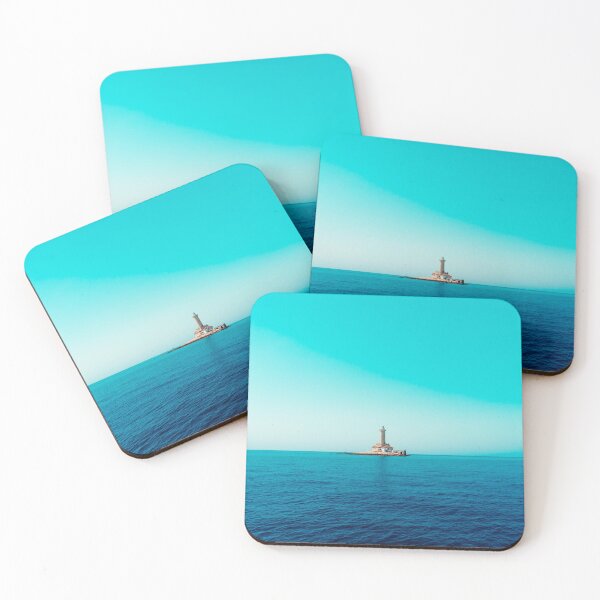 Item preview, sea with lighthouse and lightblue skies designed and sold by Varsi.