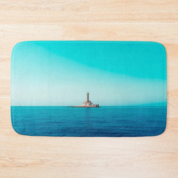 Item preview, sea with lighthouse and lightblue skies designed and sold by Varsi.