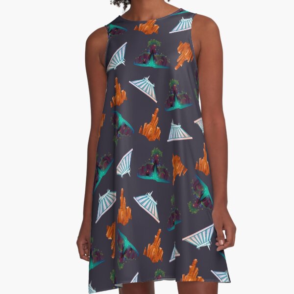 Magic Mountains A-Line Dress