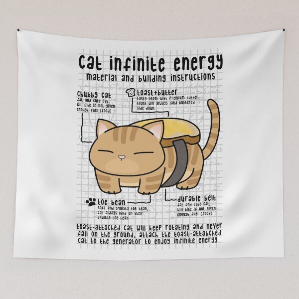 Item preview, Cat Infinite Energy designed and sold by Takeda-art.