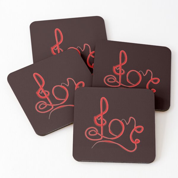 Item preview, LOVE THROUGH MUSIC CALLIGRAPHY designed and sold by Ralek.