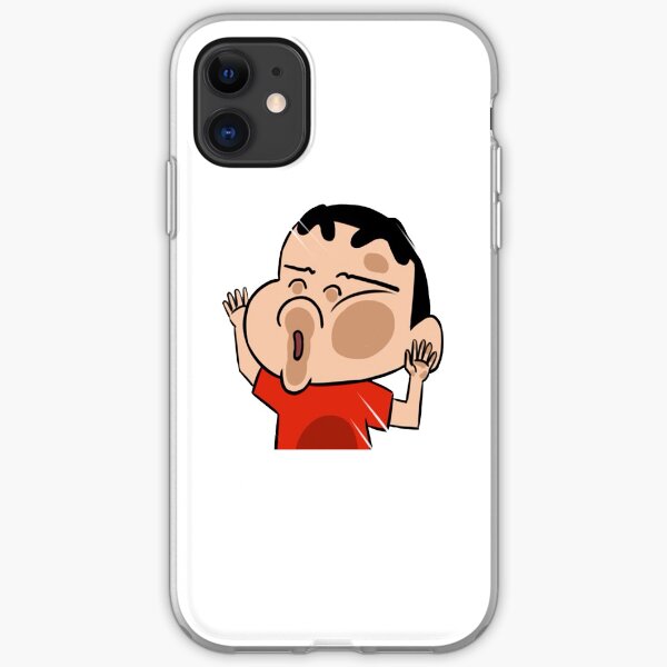 Shinchan's way of Window Shopping:) iPhone Soft Case