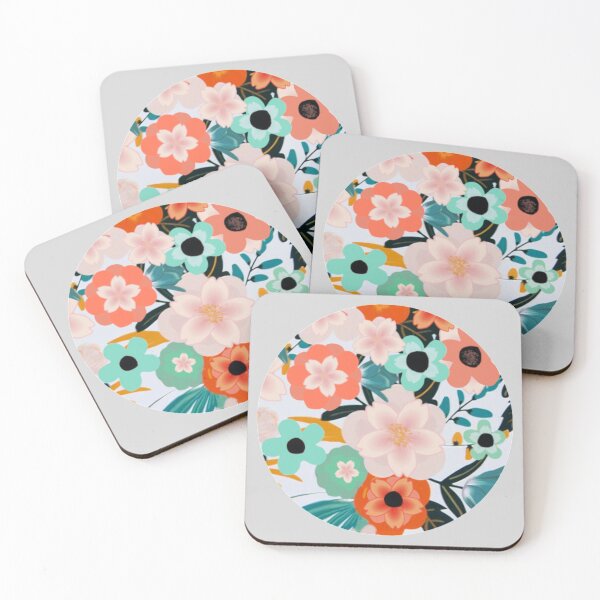 Item preview, Trendy Floral Botanical Garden Pink and Orange designed and sold by mydesigns15.