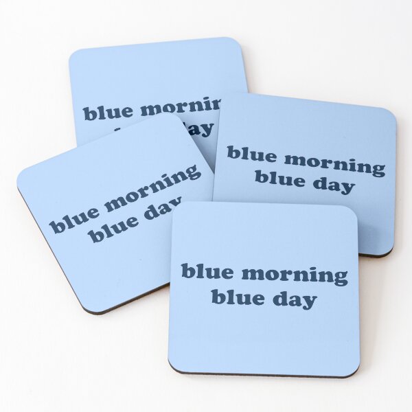 Item preview, "blue morning, blue day" designed and sold by Feel-GoodPrints.