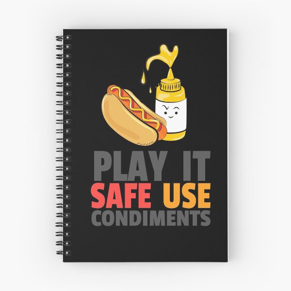 Item preview, Play it Safe Use Condiments Hot Dog BBQ  designed and sold by AndApArt.
