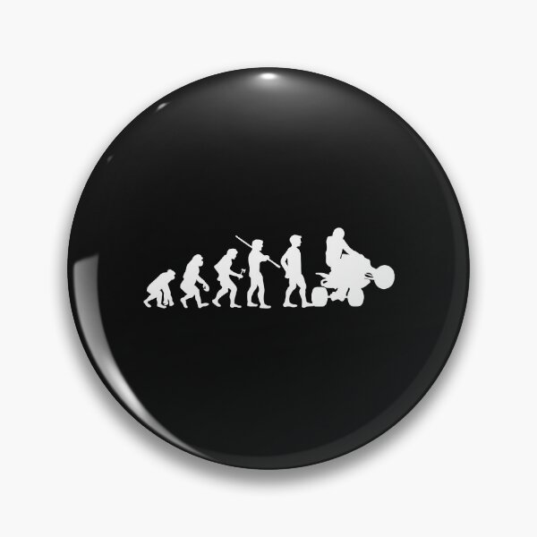 Item preview, Human Evolution Quadbike Rider designed and sold by losttribe.