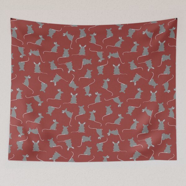 Item preview, Rat pattern. Cute rodent animals. designed and sold by SparkleandSmile.