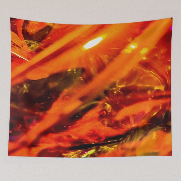 Item preview, Orange Plastic Goo Pattern designed and sold by wildjellybeans.